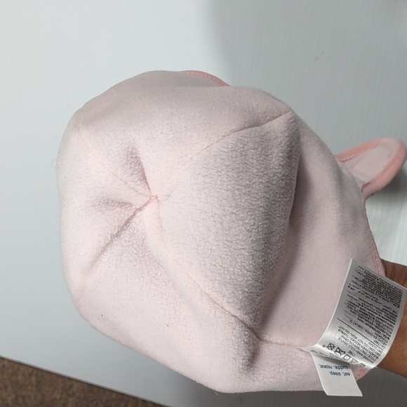 Old Navy Pom Pom fleece Ear Flap fashion strap Winter Warm hat Size Medium - Picture 9 of 13